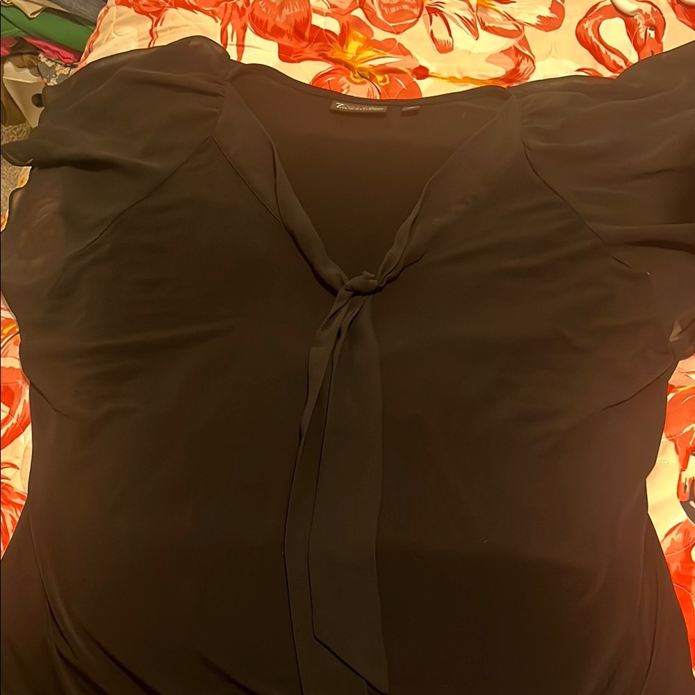 Elegant Black Women's Top